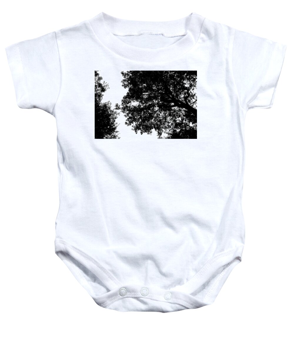 Tree Baby Onesie featuring the photograph Tree silhouette by Fabiano Di Paolo