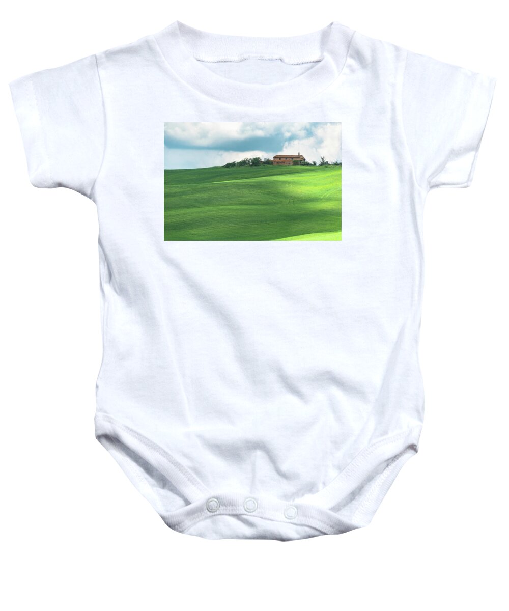 Italy Baby Onesie featuring the photograph Vald Orcia by Sergey Simanovsky