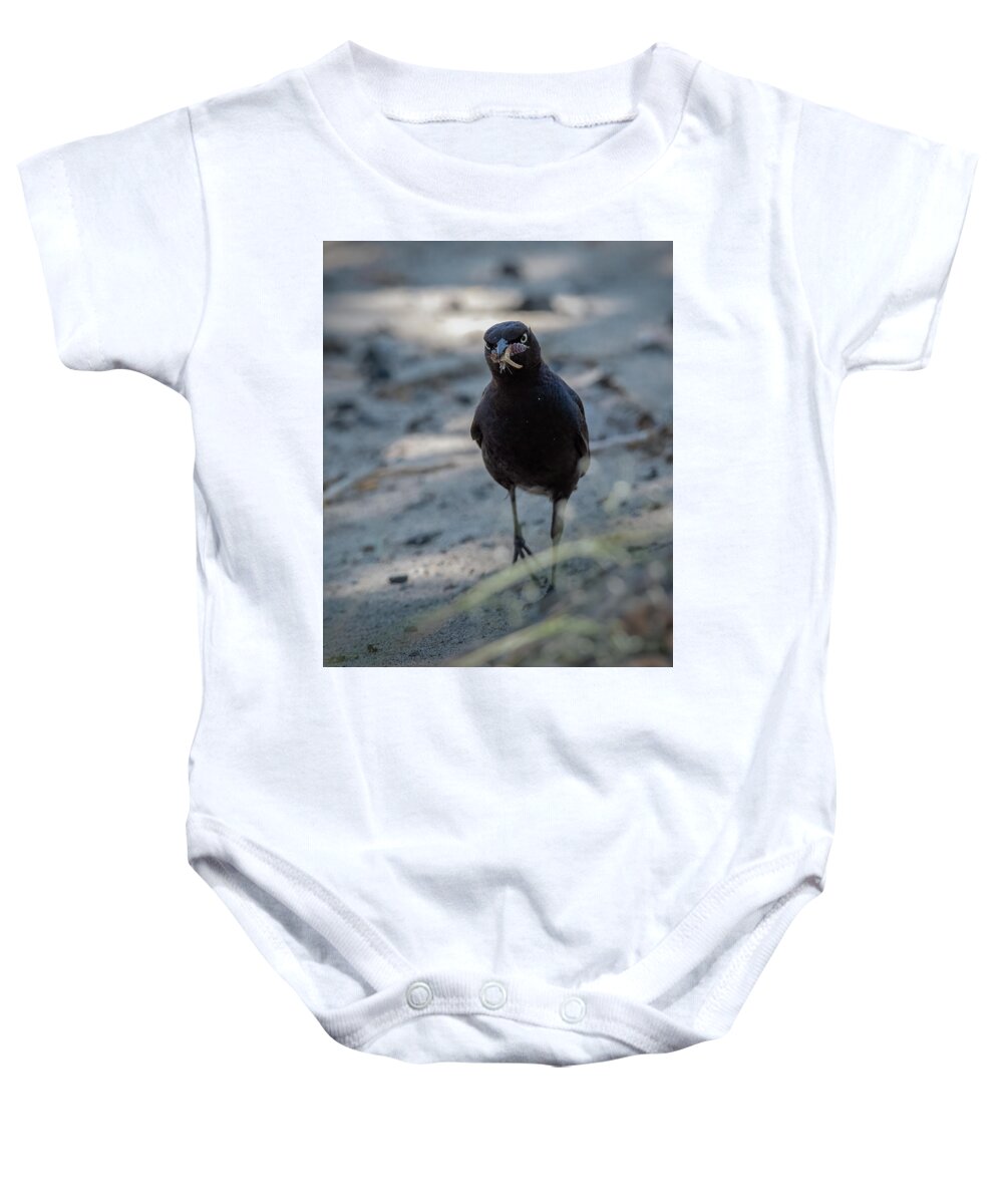Lahontan Baby Onesie featuring the photograph Want Some of This? by Rick Mosher