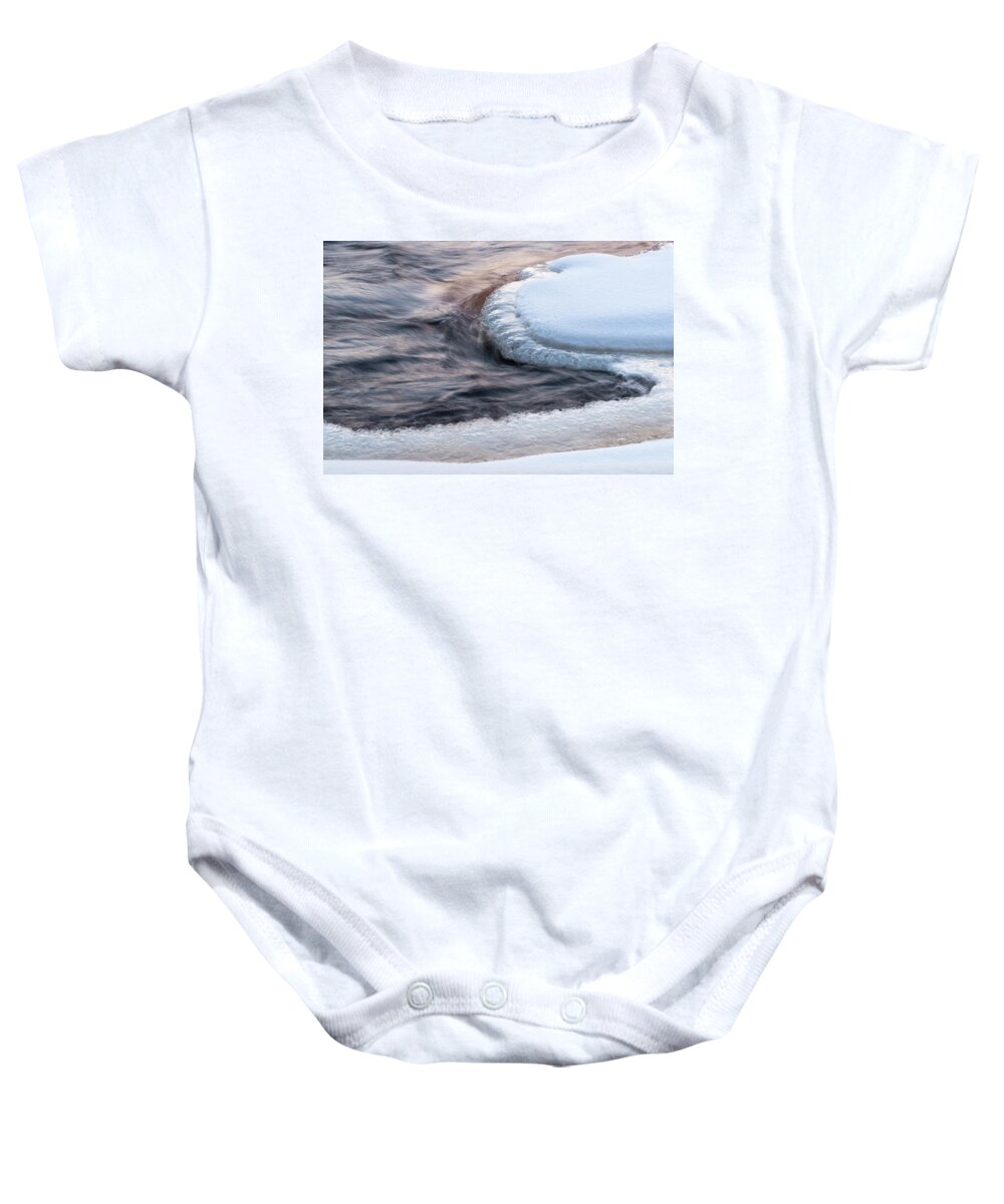 Water Baby Onesie featuring the photograph Water and Ice by Thomas Kast