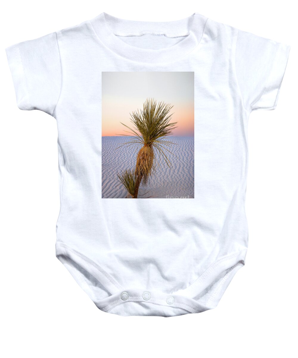 White Sands Baby Onesie featuring the photograph White Sands Beauty 7 by Elijah Rael