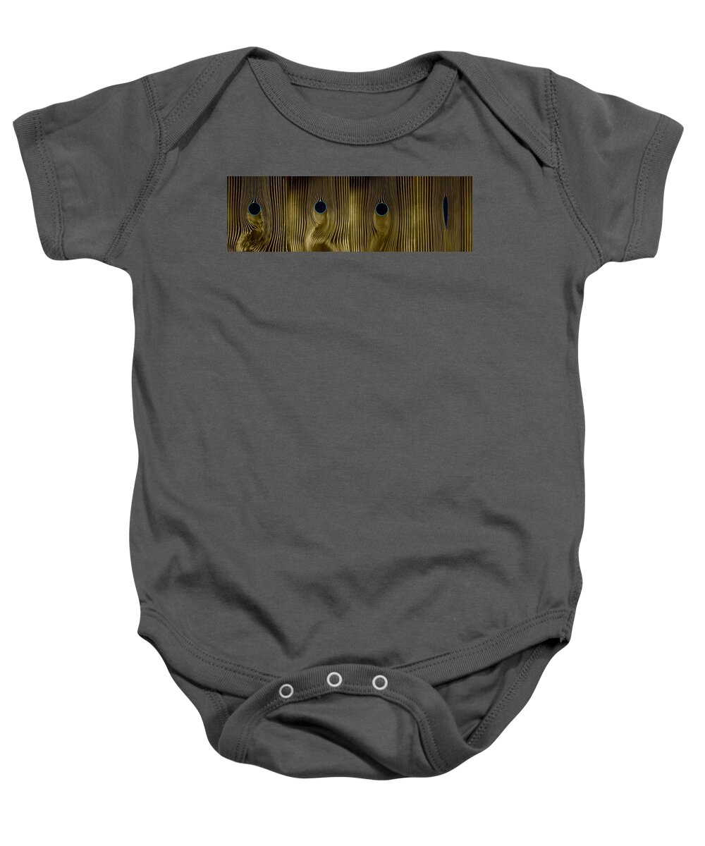 Science Baby Onesie featuring the photograph Air Flow Patterns Around Objects #1 by Science Source