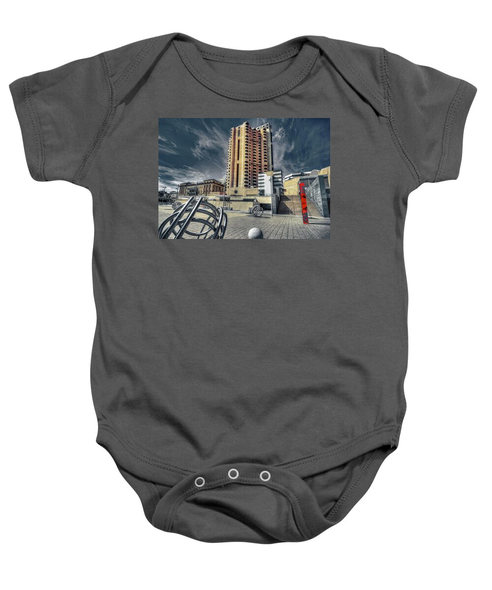 City Baby Onesie featuring the photograph Cityscape #2 by Wayne Sherriff