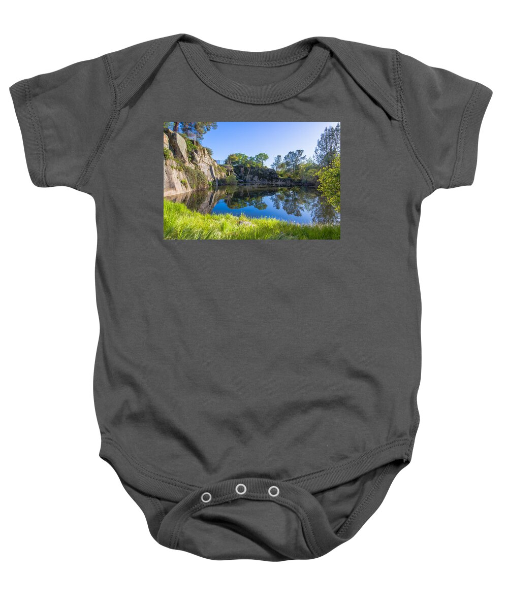 Copp's Quarry Baby Onesie featuring the photograph Copp's Quarry by Jim Thompson