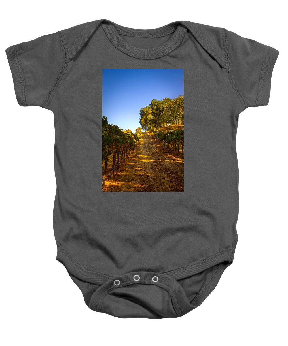 Opolo Baby Onesie featuring the photograph Opolo Winery #1 by Bryant Coffey