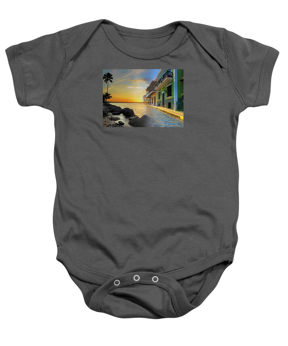 Puerto Rico Baby Onesie featuring the photograph Puerto Rico Collage 4 by Stephen Anderson