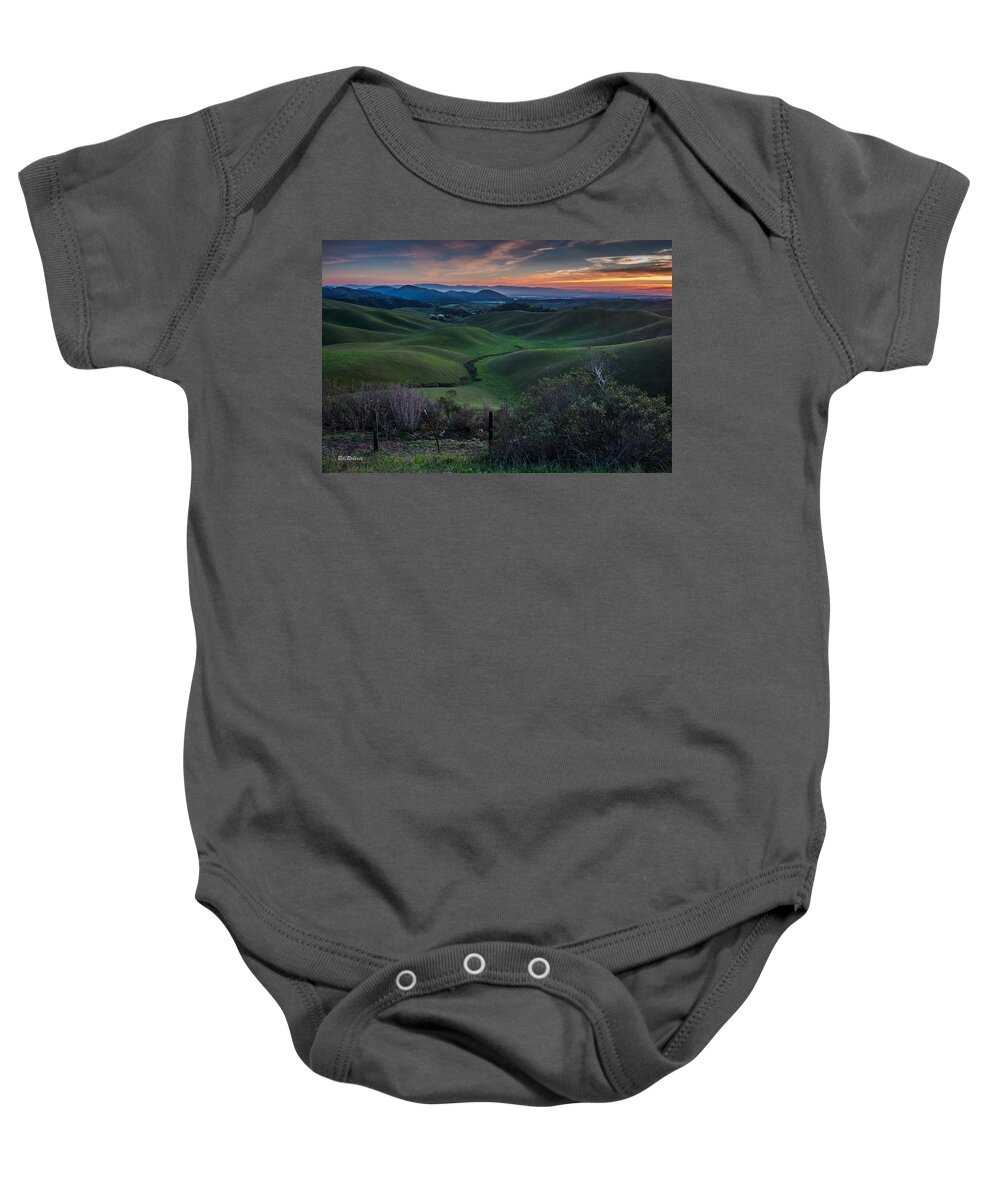 Central California Coast Baby Onesie featuring the photograph Steinbeck Country by Bill Roberts