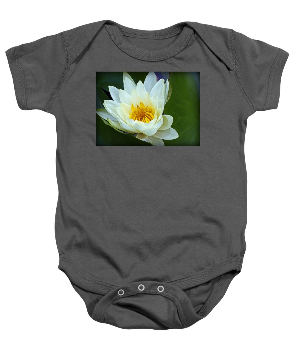 Water Baby Onesie featuring the photograph Water Lily #1 by Farol Tomson