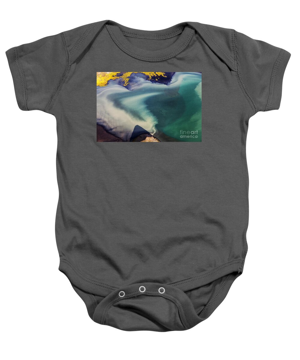 Travel Baby Onesie featuring the photograph Aerial photography #2 by Gunnar Orn Arnason
