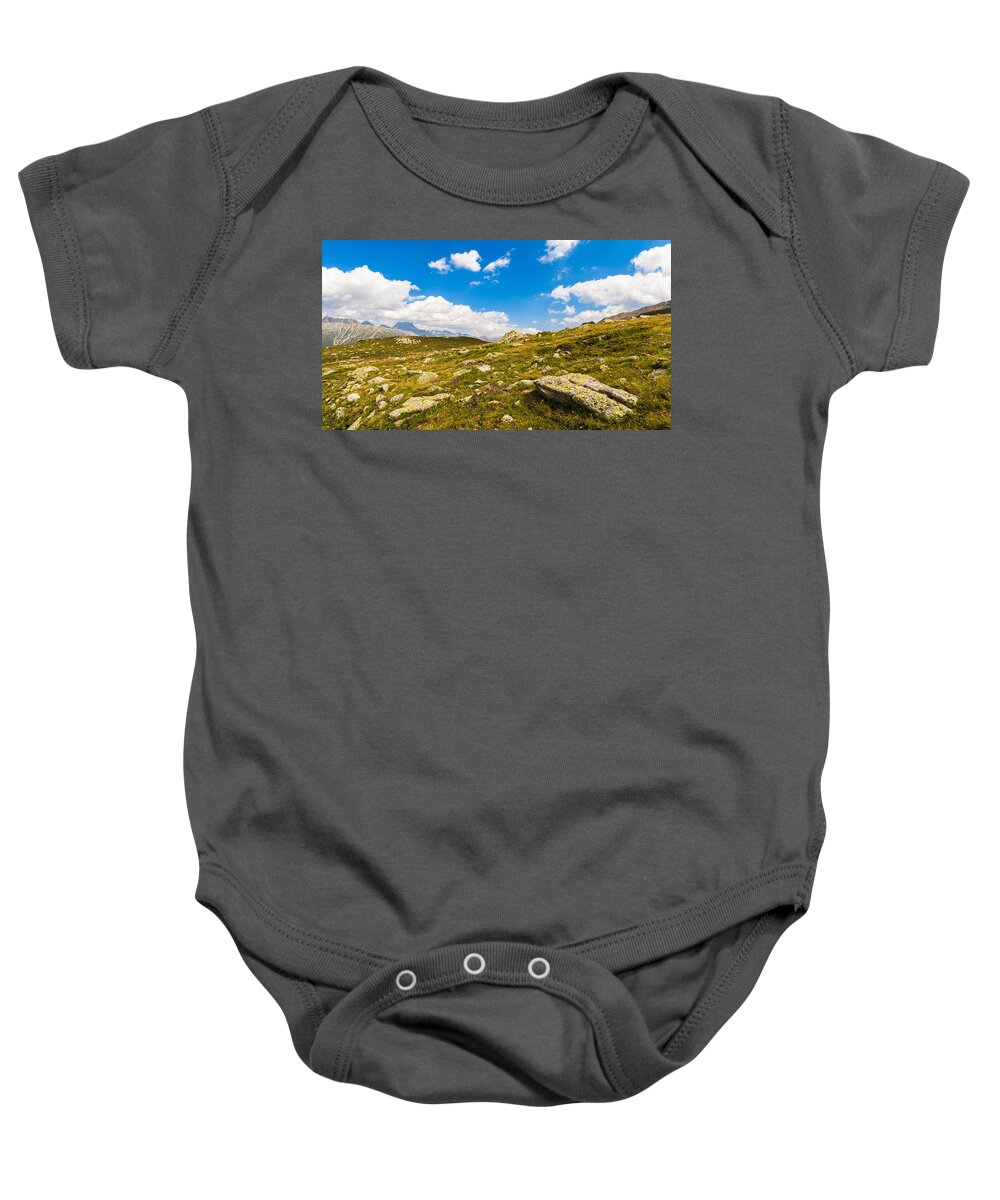 Bavarian Baby Onesie featuring the photograph Swiss Mountains #13 by Raul Rodriguez