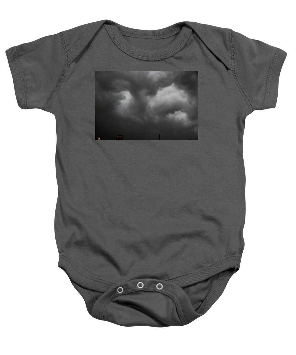 Stormscape Baby Onesie featuring the photograph Let the Storm Season Begin #15 by NebraskaSC