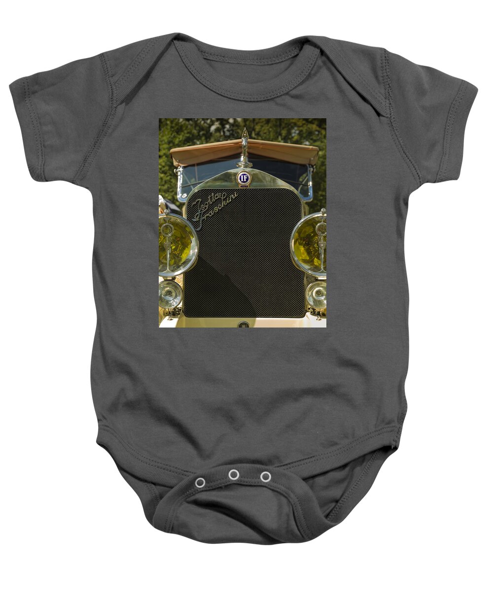 American Baby Onesie featuring the photograph 1922 Isotta-Fraschini TIPO 8 Torpedo by Sala by Jack R Perry