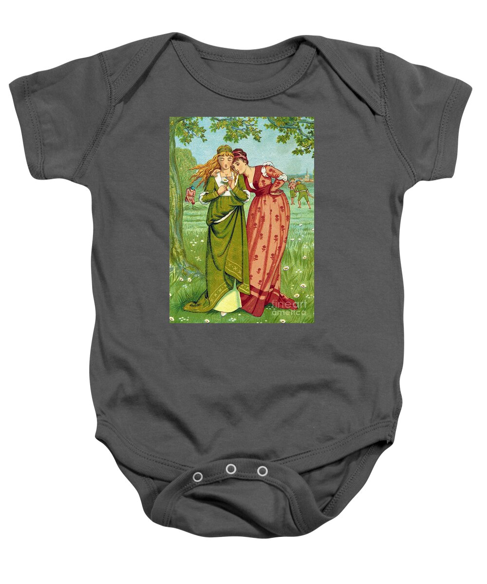 Holiday Baby Onesie featuring the photograph The Quiver of Love Valentine's Day #1 by Photo Researchers
