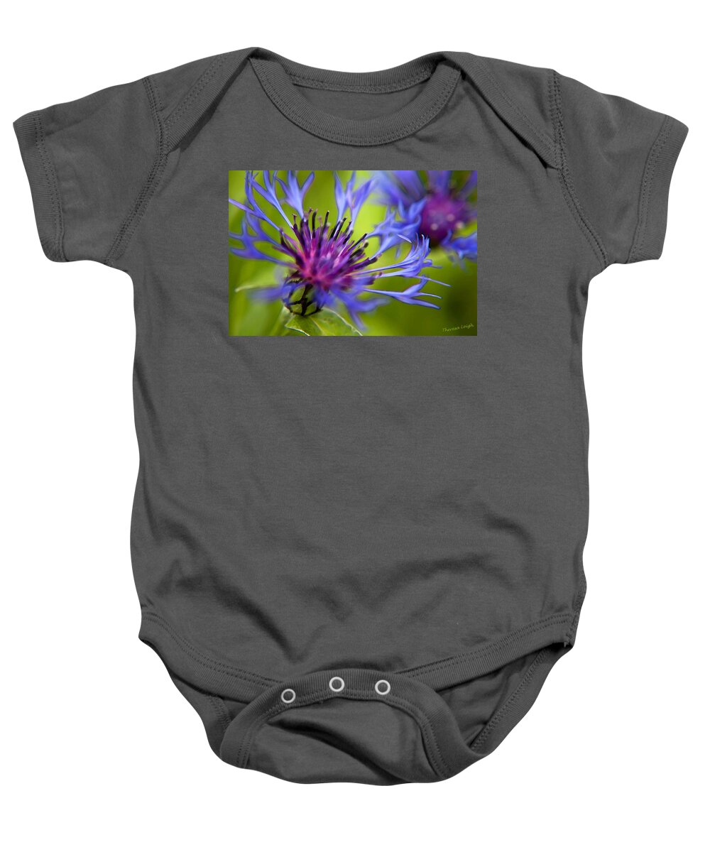 Flower Baby Onesie featuring the photograph Mountain Coneflower by Theresa Tahara