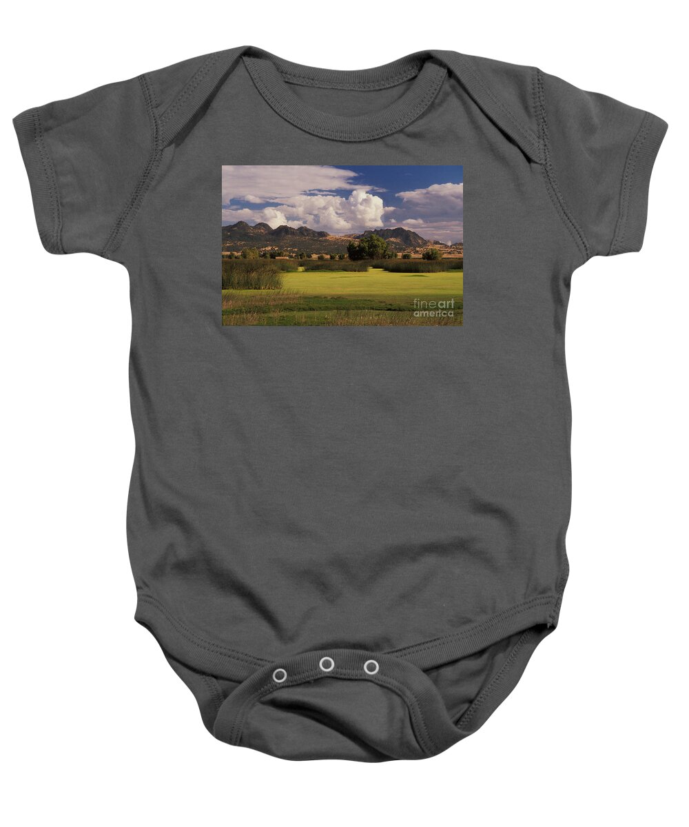 Landscape Baby Onesie featuring the photograph Sutter Butte Mountains #3 by Ron Sanford