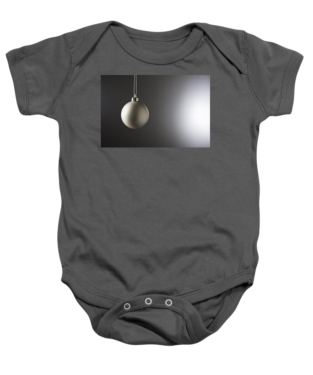 Fun Baby Onesie featuring the photograph Christmas Bauble #4 by U Schade