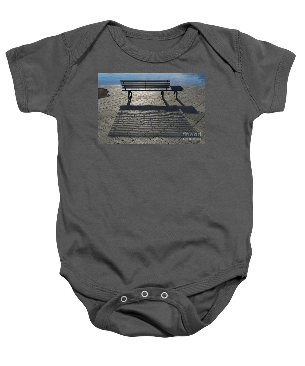 Bench Baby Onesie featuring the photograph Bench #5 by Mats Silvan