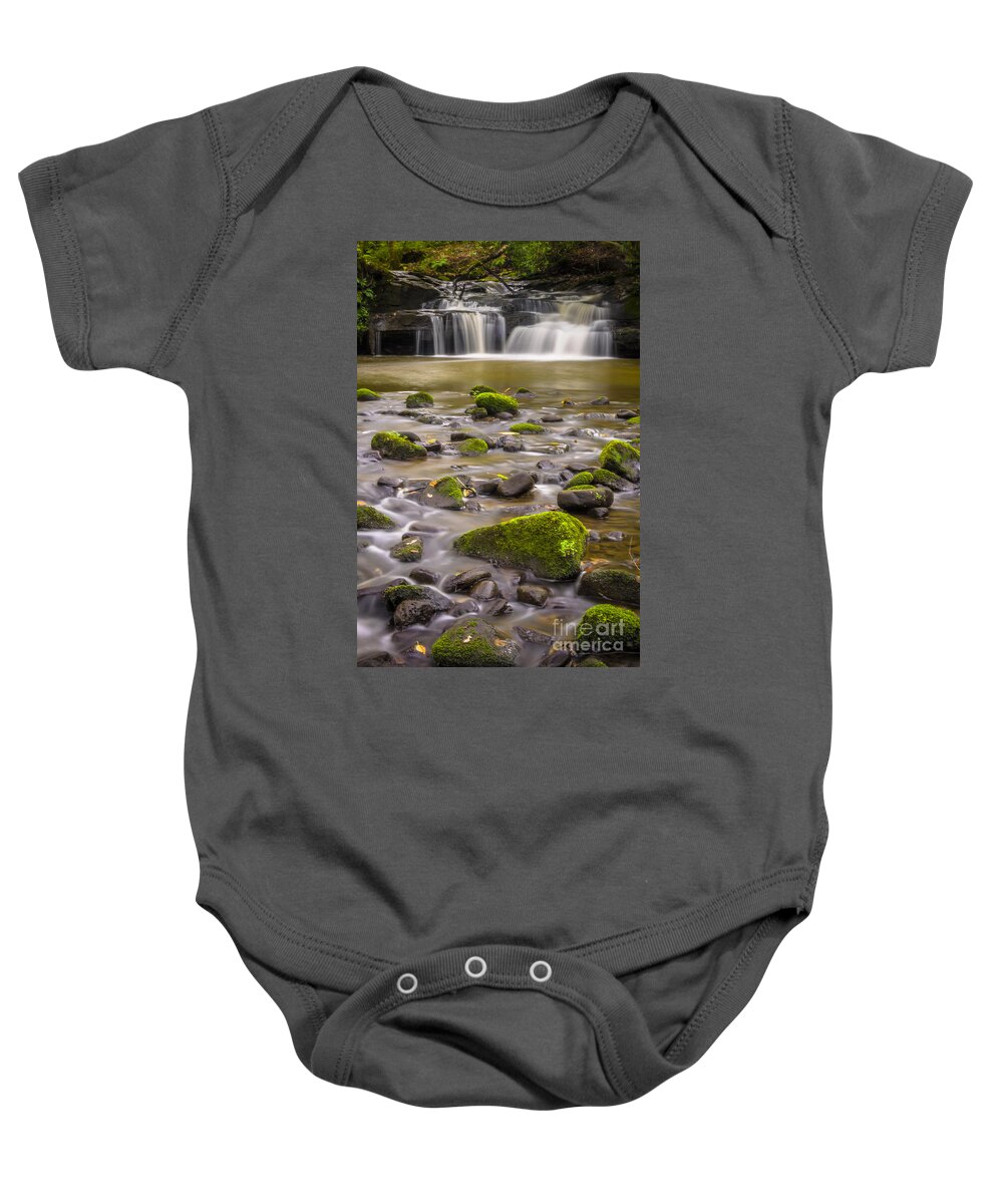 Airedale Baby Onesie featuring the photograph Goit Stock Waterfall #5 by Mariusz Talarek