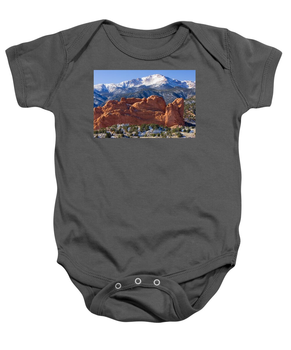 Garden Of The Gods Baby Onesie featuring the photograph Garden of the Gods #6 by Steven Krull