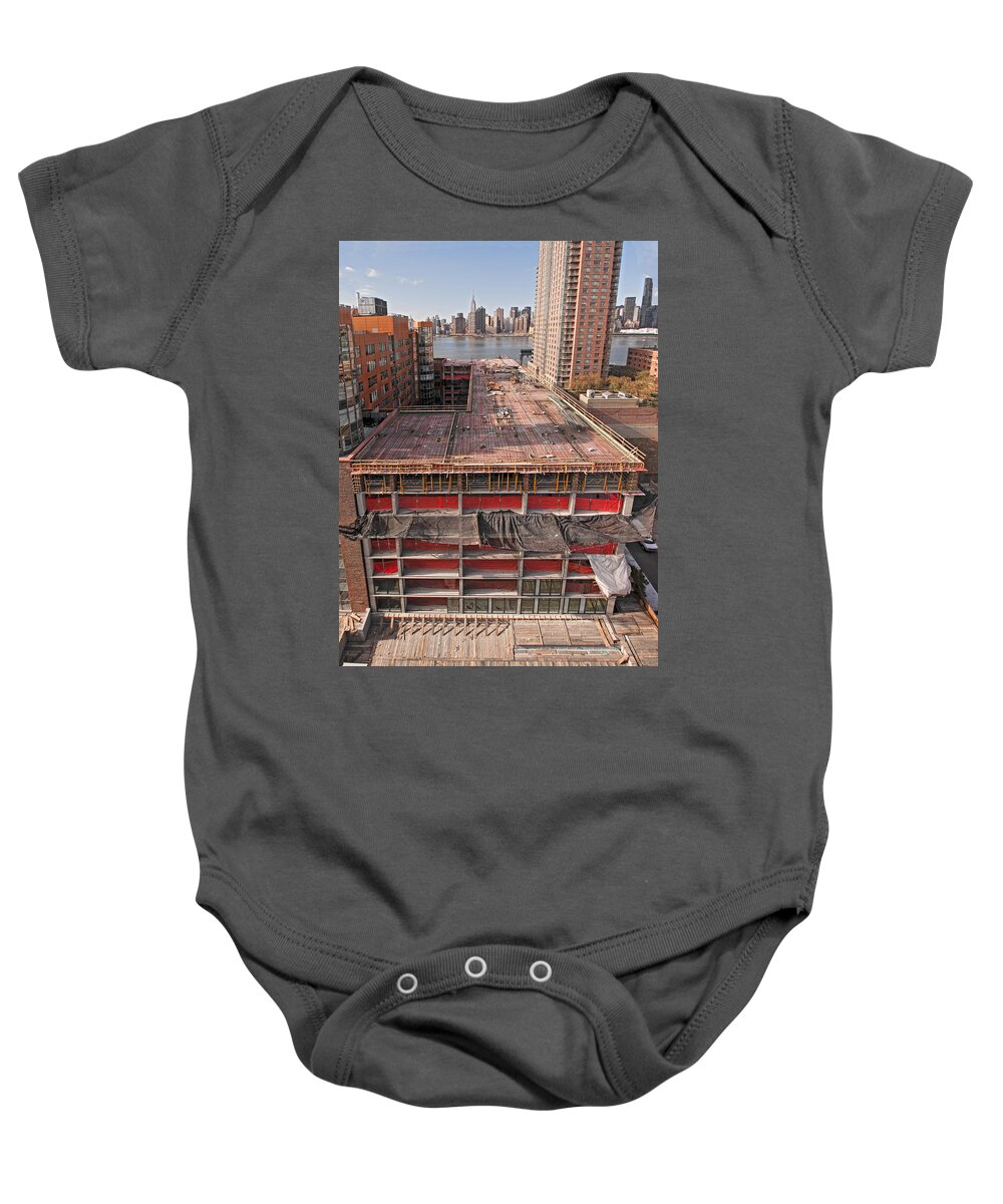  Baby Onesie featuring the photograph 9th Floor Forms by Steve Sahm