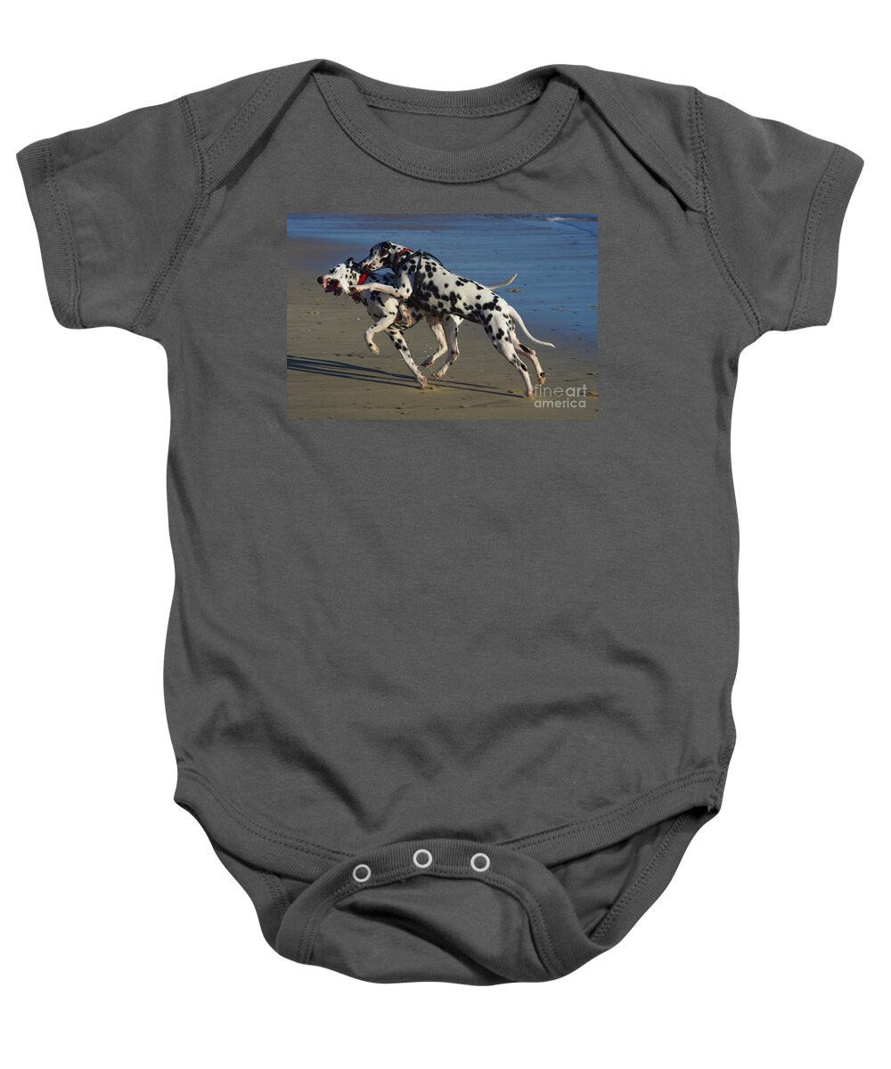 Clash Of Wills Baby Onesie featuring the photograph A clash of wills by Blair Stuart