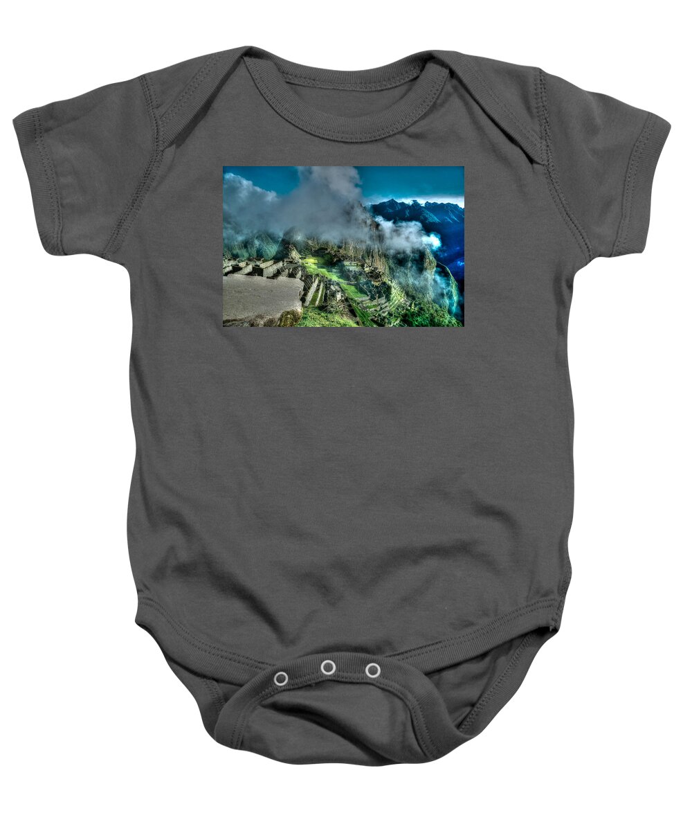 Photograph Baby Onesie featuring the photograph Above The Clouds by Richard Gehlbach