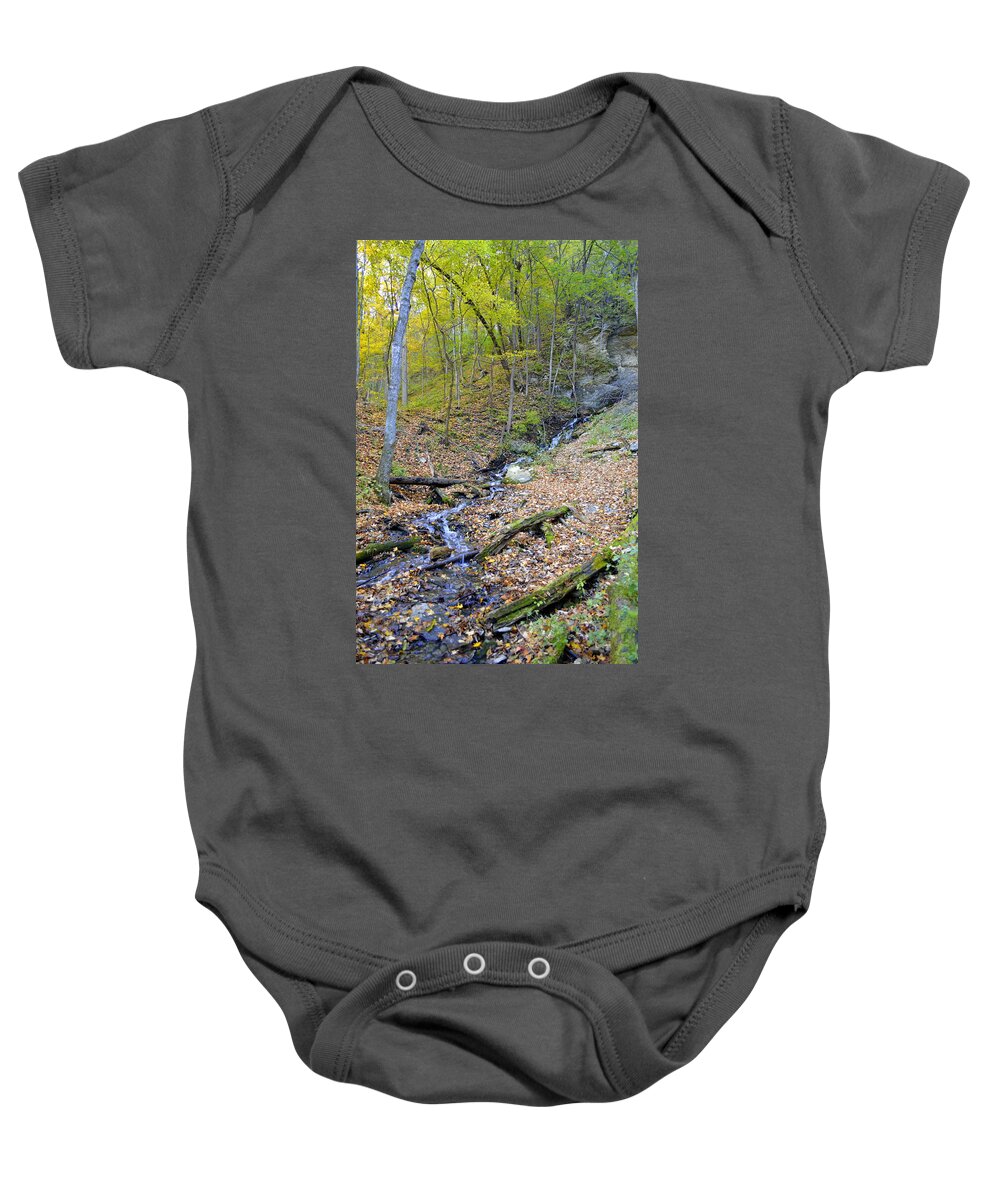 Water Baby Onesie featuring the photograph Amber Malanaphy Springs by Bonfire Photography