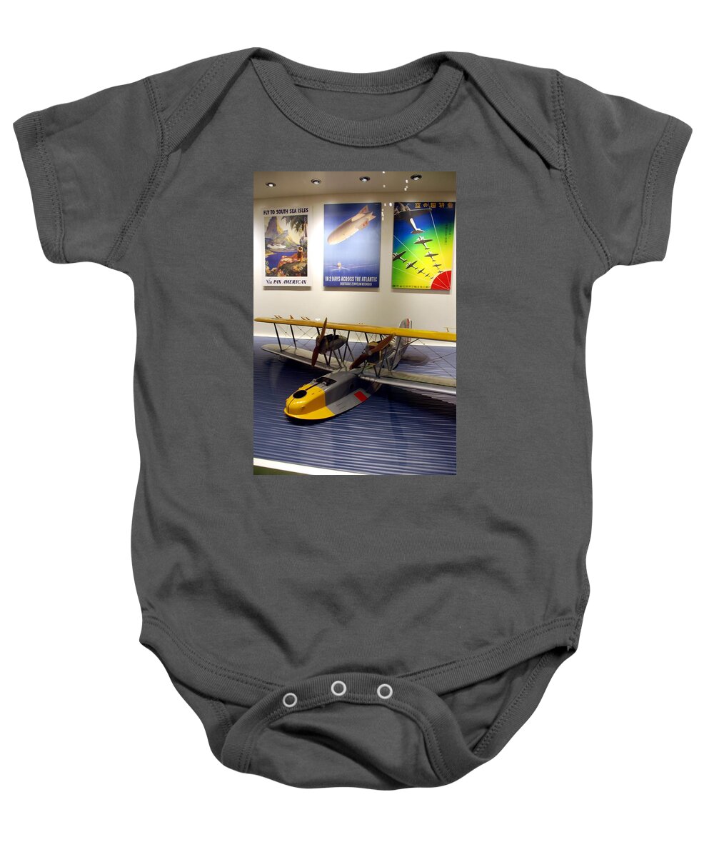 Aviation Baby Onesie featuring the photograph Amphibious Plane and Era Posters by Kenny Glover