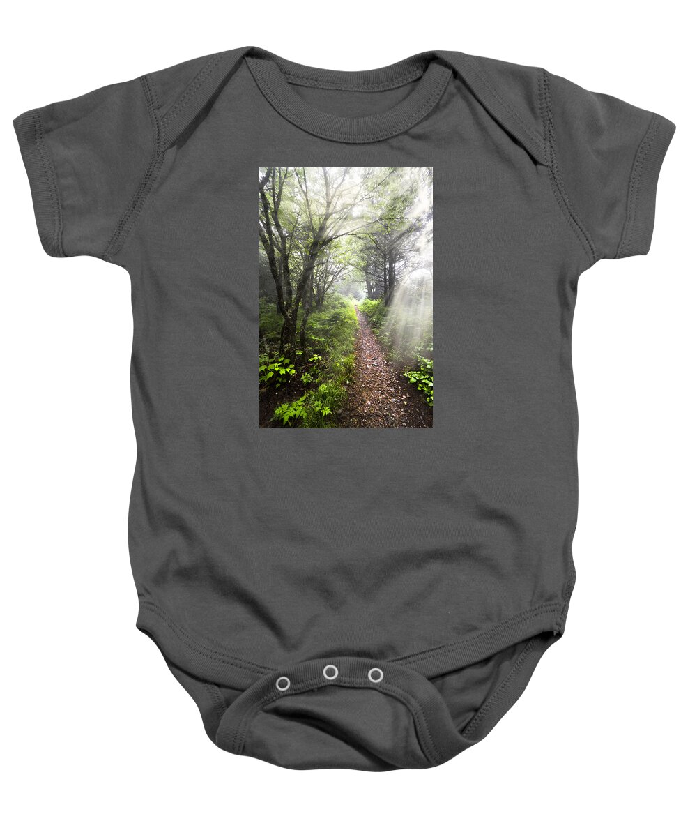 American Baby Onesie featuring the photograph Appalachian Trail by Debra and Dave Vanderlaan