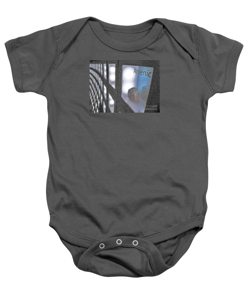 Arsenic Baby Onesie featuring the photograph Arsenic No Lace by John King I I I