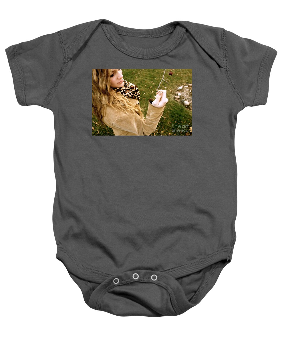 Teen Baby Onesie featuring the photograph Autumn Youth by Jacqueline Athmann