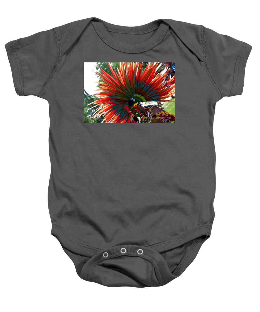 Aztecan Baby Onesie featuring the photograph Aztecan Ceremony 3 by Gwyn Newcombe