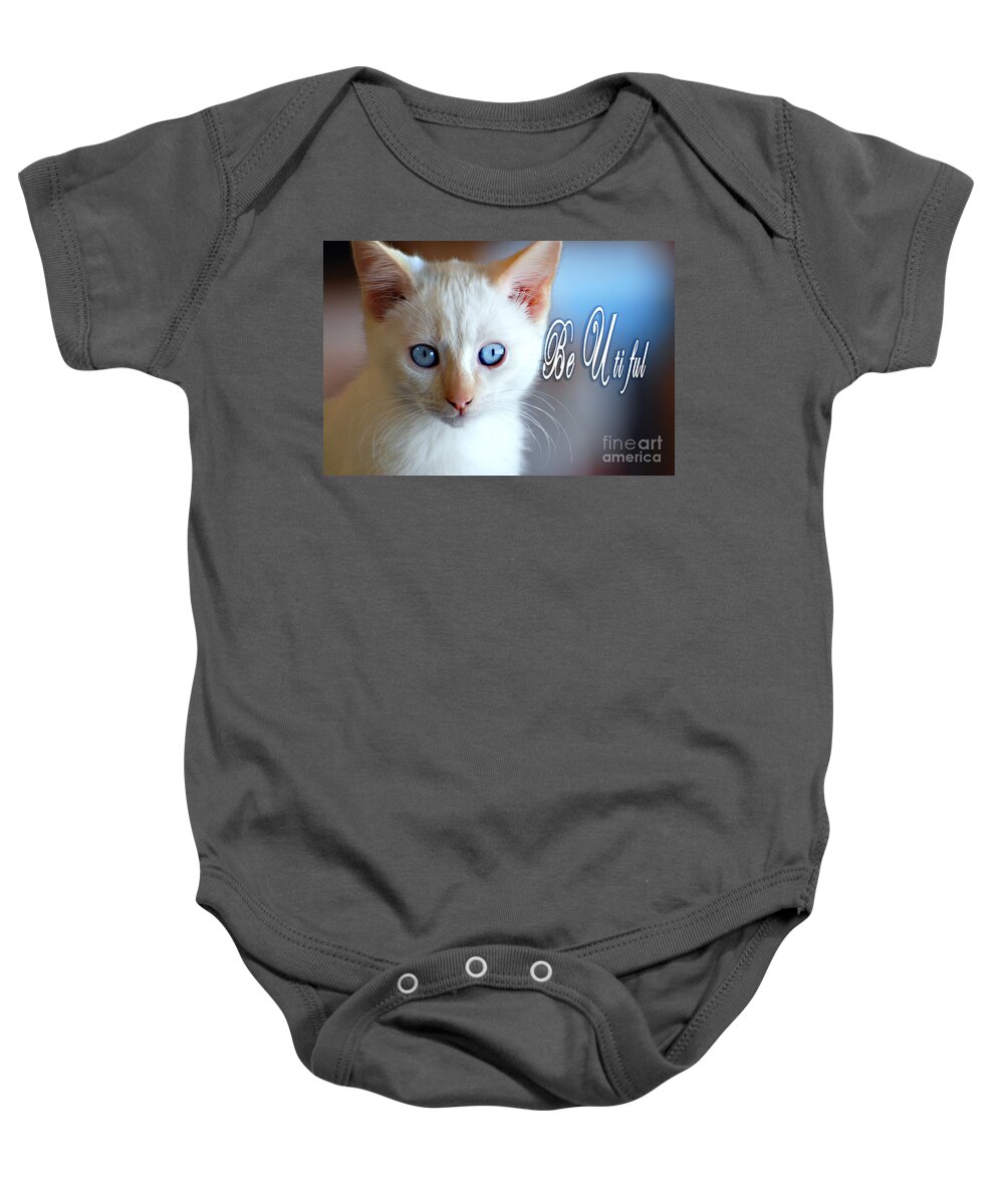 Baby Baby Onesie featuring the photograph Be U ti ful by Linda Cox
