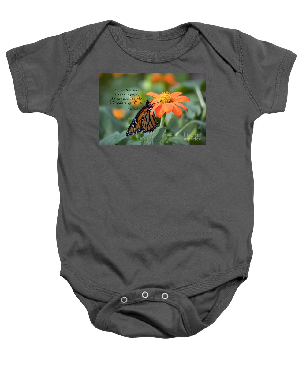 John Baby Onesie featuring the photograph Born Again by Jill Lang