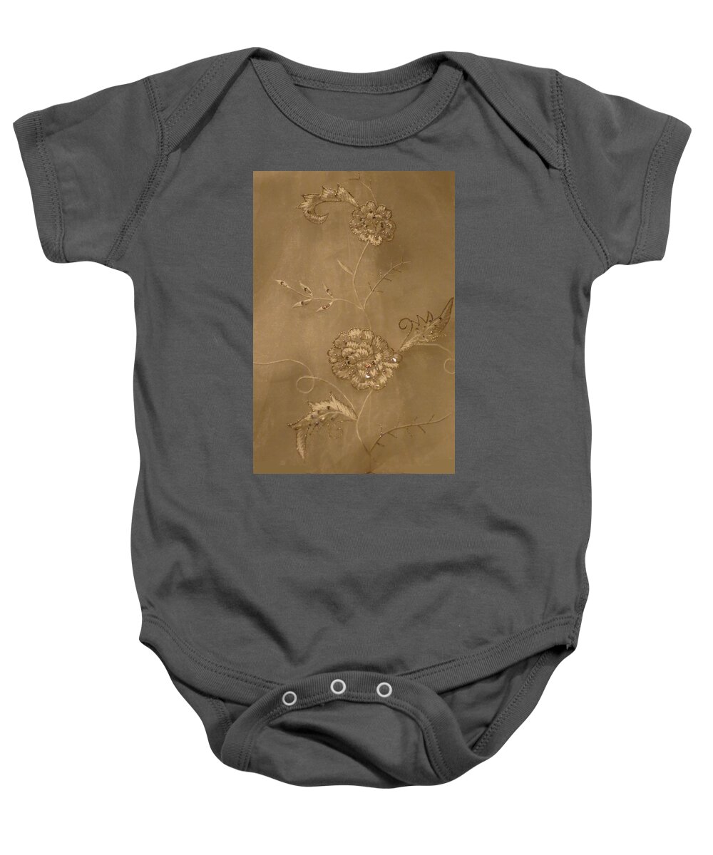 Bridal Baby Onesie featuring the photograph Bridal Embelishment by Fortunate Findings Shirley Dickerson