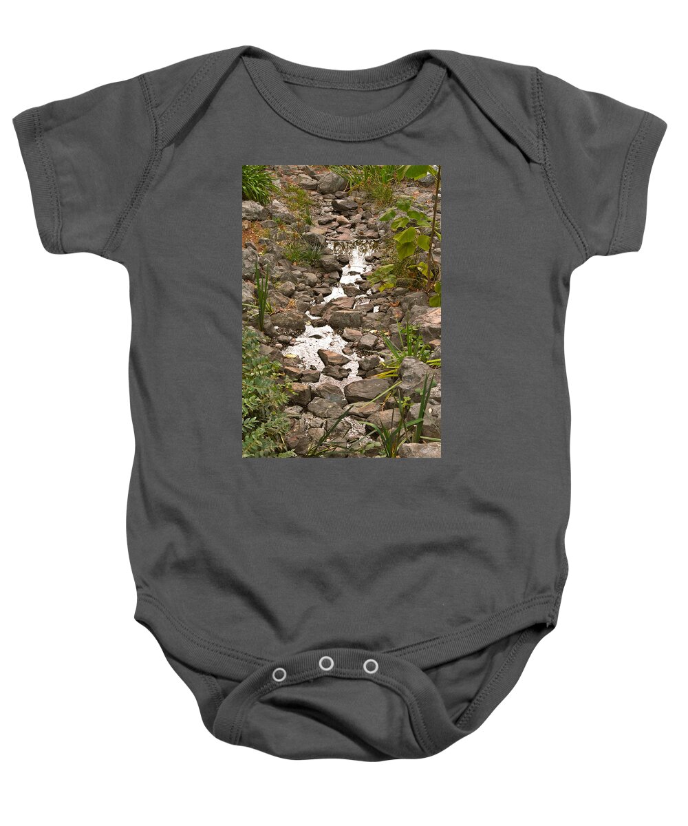 Brook Baby Onesie featuring the photograph Brooklet by Michele Myers
