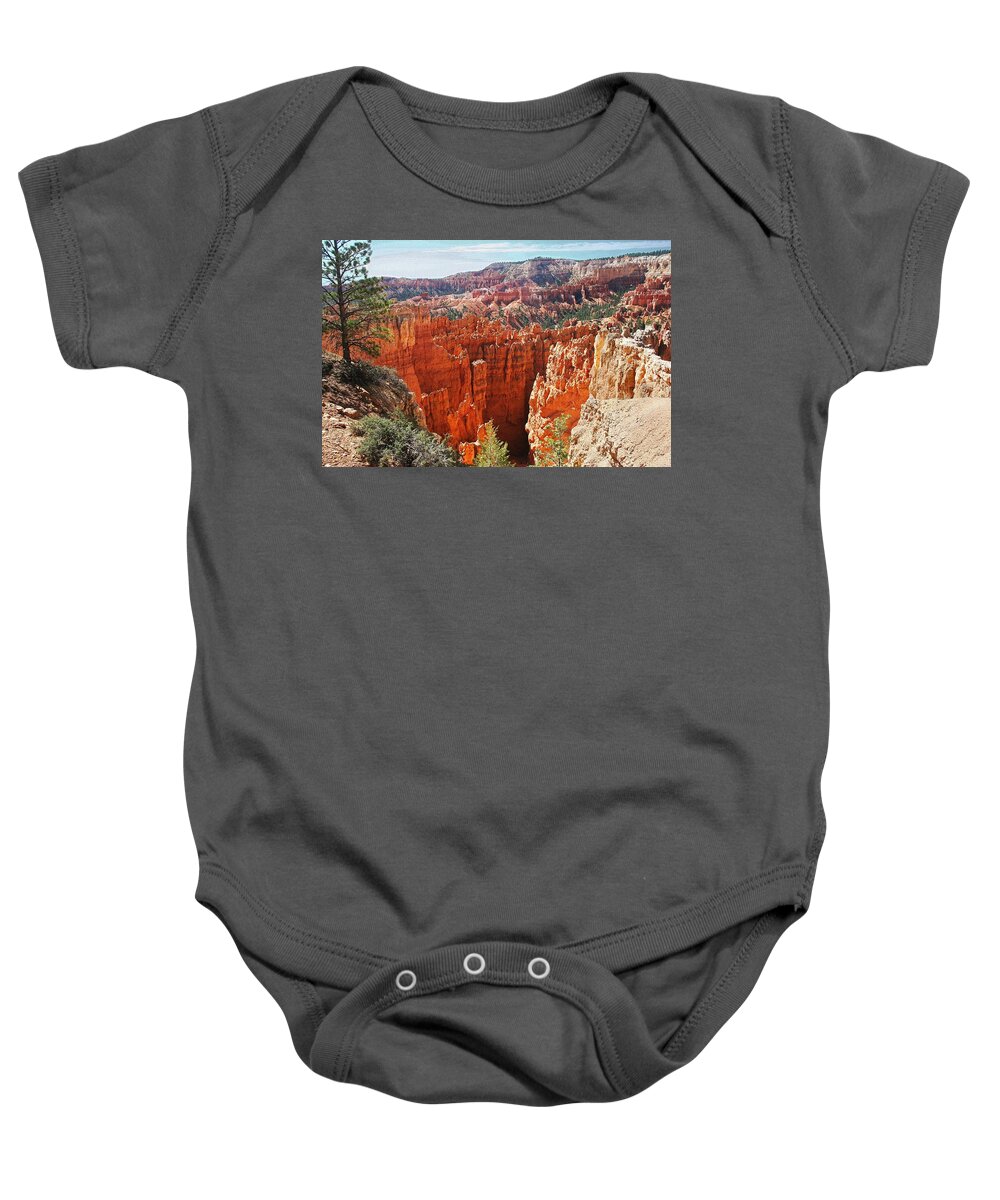 Bryce Canyon Baby Onesie featuring the photograph Bryce Canyon Many Features by Tom Janca