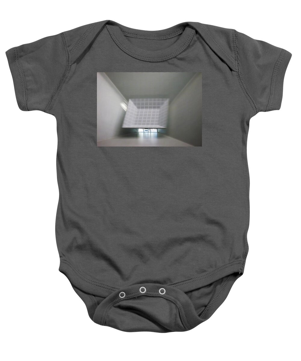 Architecture Baby Onesie featuring the painting Building by Charles Stuart