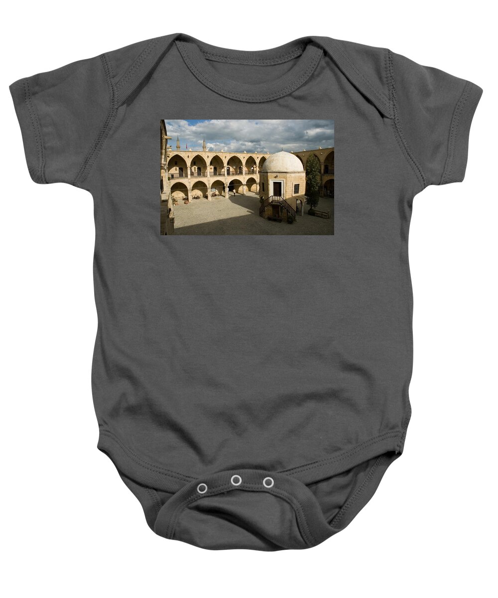 Cyprus Baby Onesie featuring the photograph Buyuk Han by Jeremy Voisey