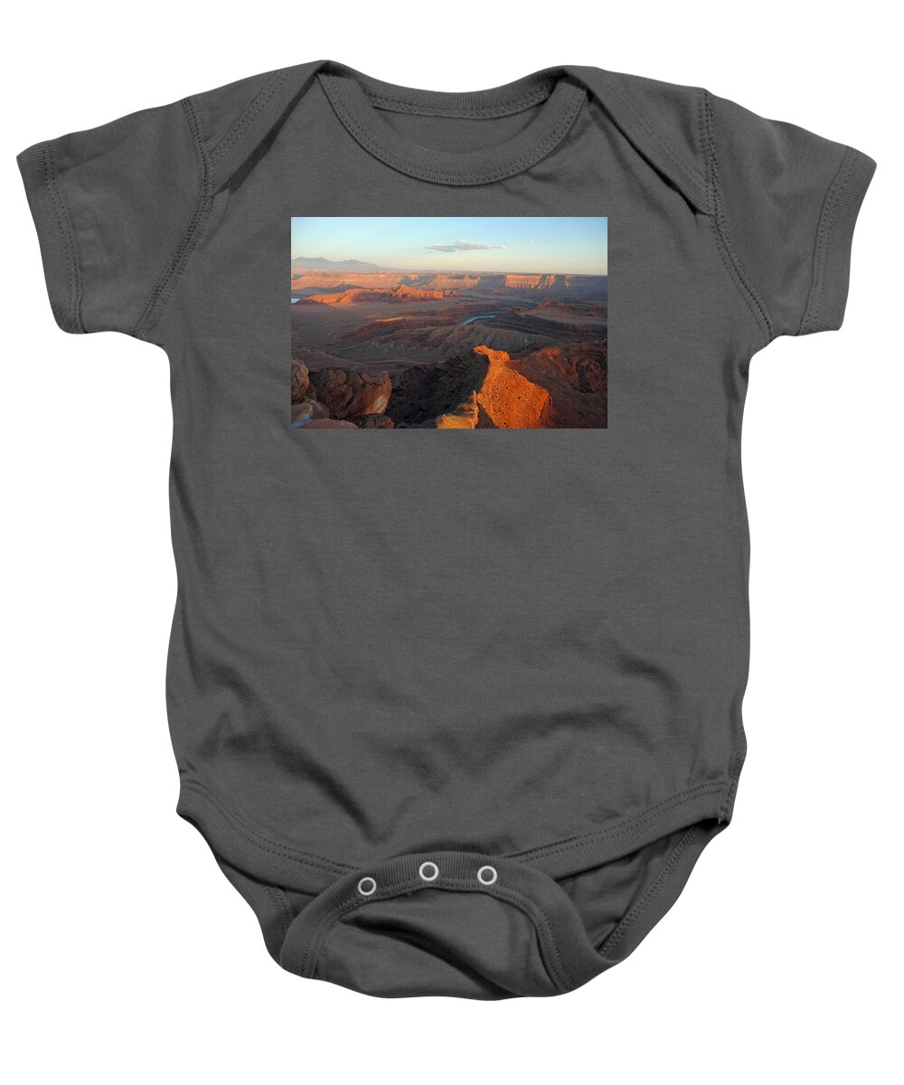Canyonlands National Park Baby Onesie featuring the photograph Canyonlands NP Dead Horse Point 21 by JustJeffAz Photography
