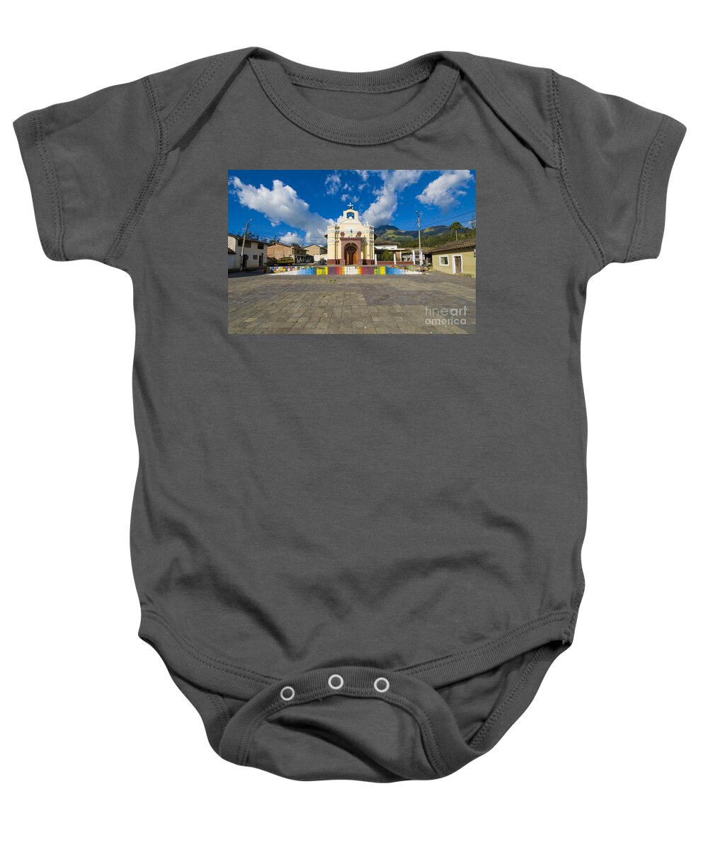 Church Baby Onesie featuring the photograph Catholic Church by William H. Mullins
