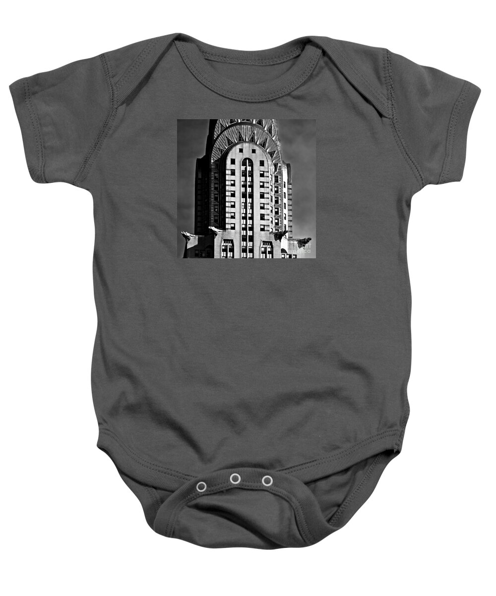 Chrysler Baby Onesie featuring the photograph Chrysler Building by Carlos Alkmin