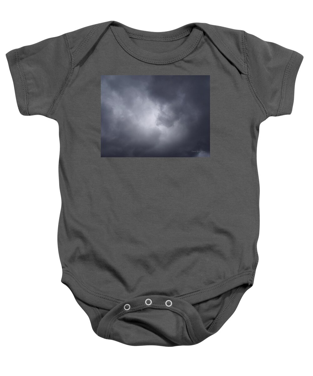 Clouds Baby Onesie featuring the photograph Cloud Energy by Deborah Crew-Johnson