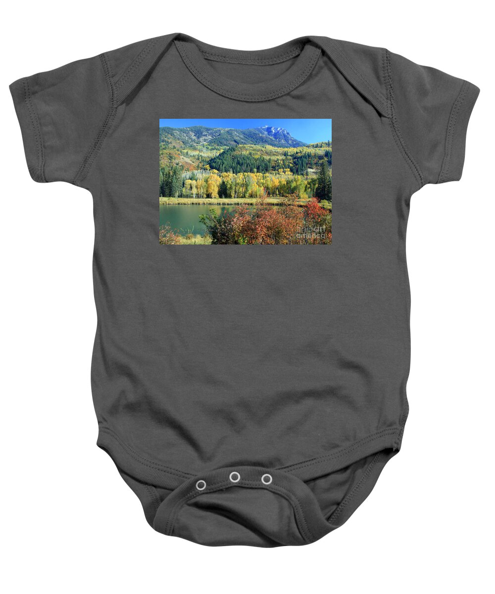 Scenic Baby Onesie featuring the photograph Colorado Colors by Bob Hislop