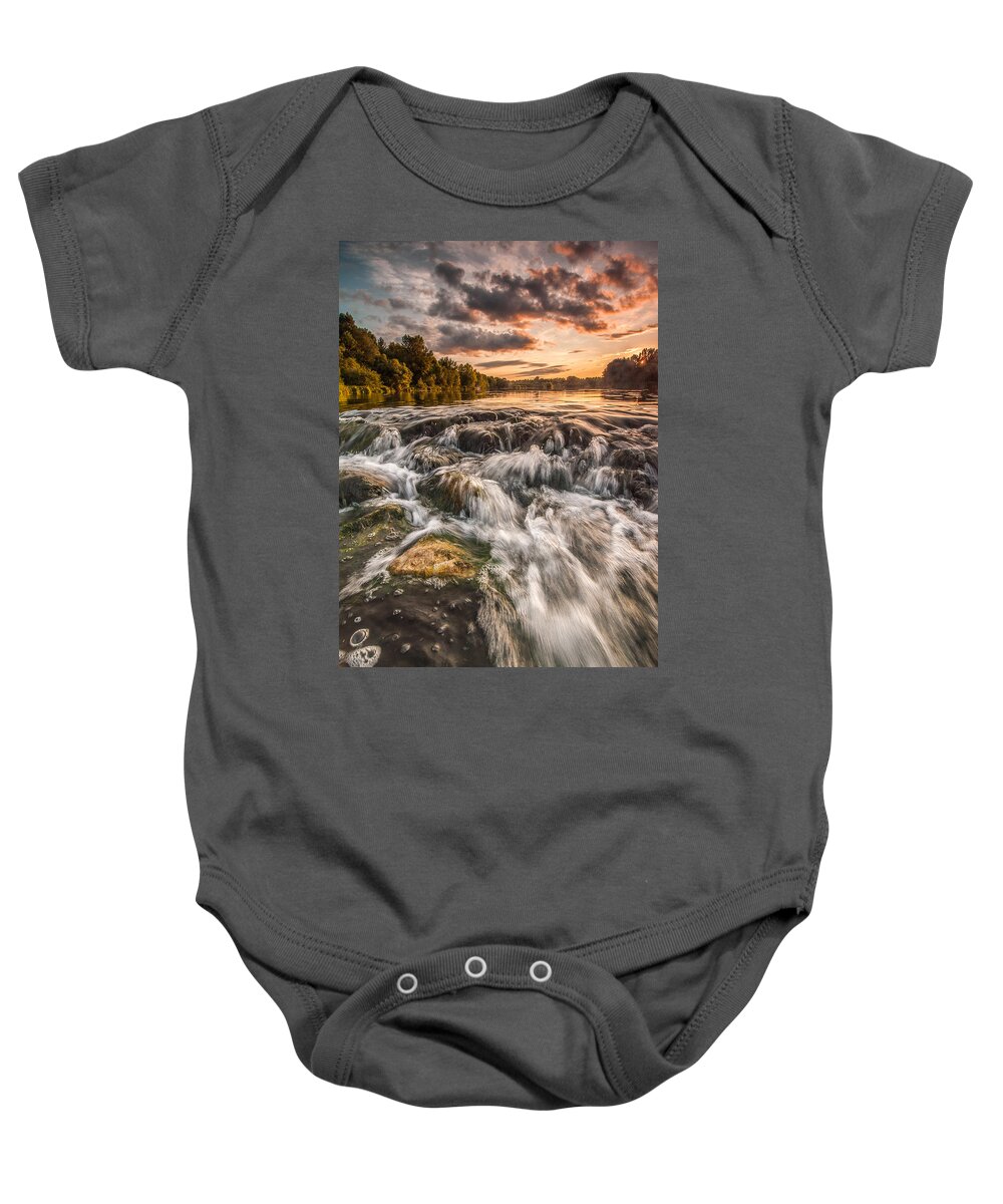 Landscape Baby Onesie featuring the photograph Colors of Summer by Davorin Mance