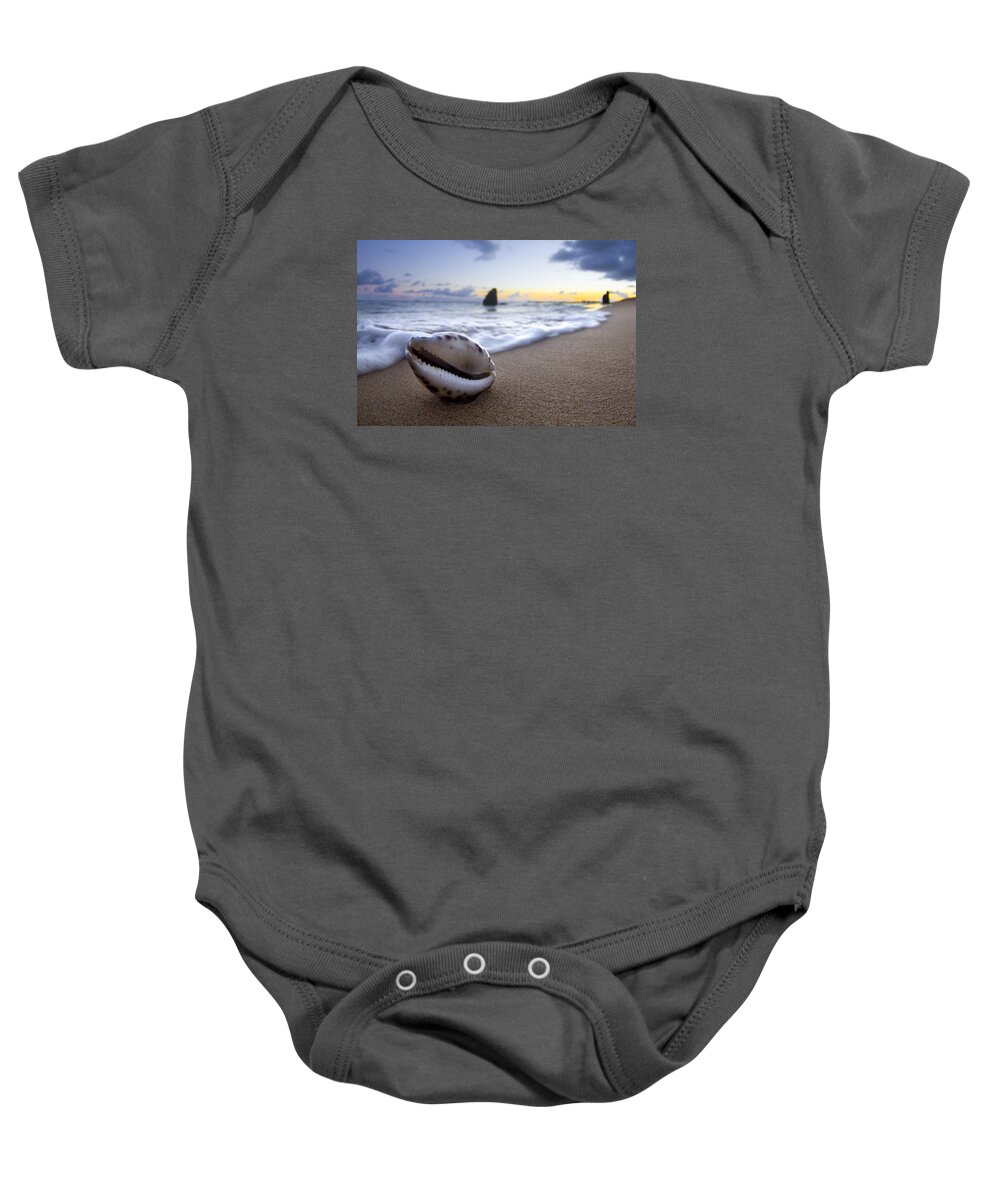  Cowrie Shell Baby Onesie featuring the photograph Cowrie Sunrise by Sean Davey