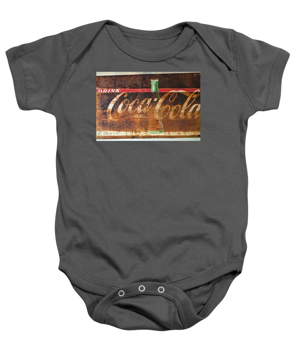 Coca-cola Baby Onesie featuring the photograph Drink Coca-Cola by Tikvah's Hope