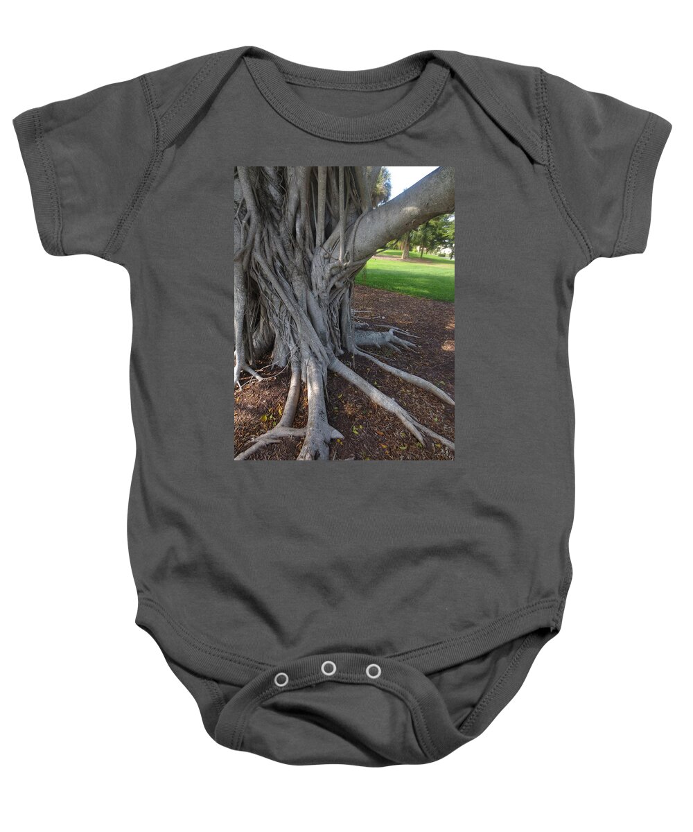  Baby Onesie featuring the photograph Embrace by Richard Laeton