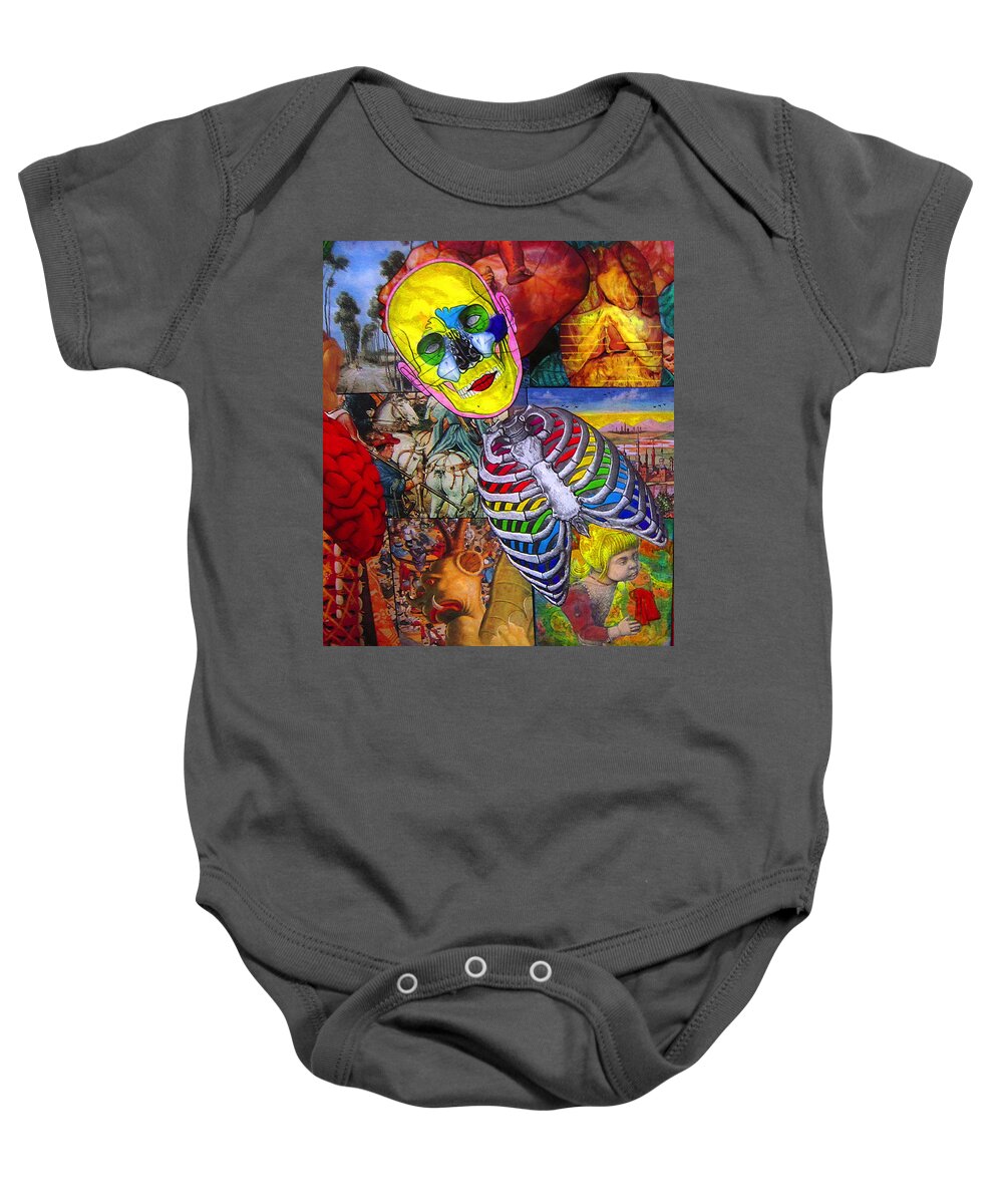  Baby Onesie featuring the painting Flesh Detail 1 by Steve Fields