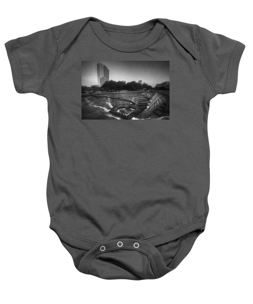 Water Garden Baby Onesie featuring the photograph Fort Worth Water Gardens by Joan Carroll